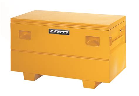 lund steel job site storage box chest|Lund Universal Steel Job Site Box/Chest .